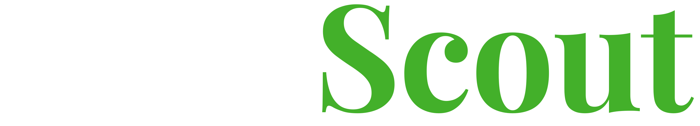 FilmScout wordmark for dark backgrounds